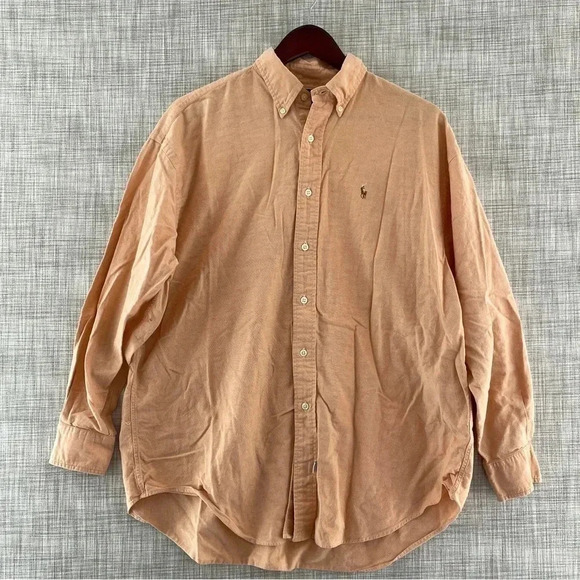Ralph Lauren the Big Oxford Men's button down long sleeve shirt 8558 - Picture 1 of 11